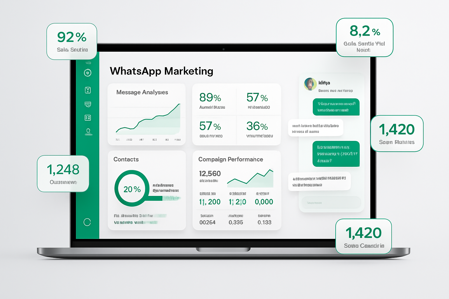 WhatsApp marketing dashboard